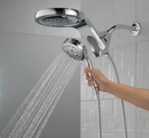 using detachable shower heads